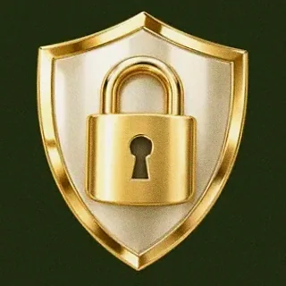 Shield with padlock — Savaspin
