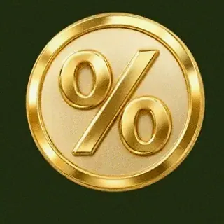 Gold percent coin — Savaspin