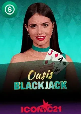 Oasis Blackjack live game cover