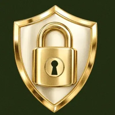 Shield with padlock — Savaspin