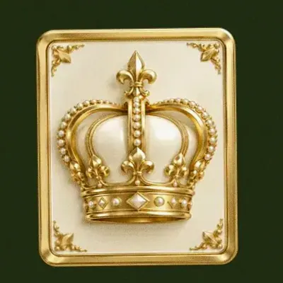 Crown emblem card — Savaspin