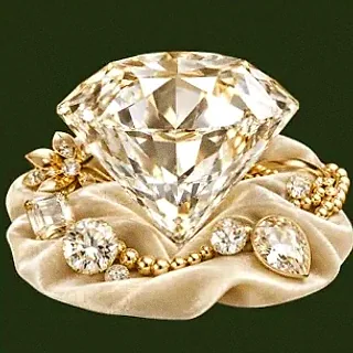 Faceted diamond gemstone — Savaspin