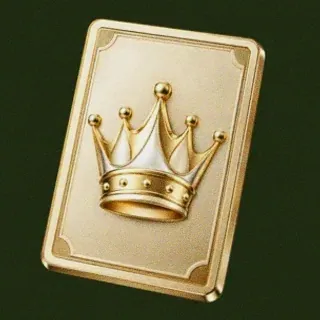 Crowned casino card — Savaspin