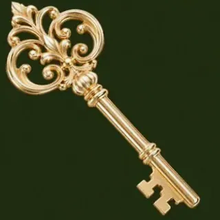 Ornate antique key — Savaspin